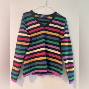 El Daws Small Multicolor striped cashmere sweater